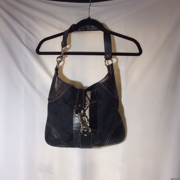 Coach Handbags - Coach Black, leather w/ Patent leather